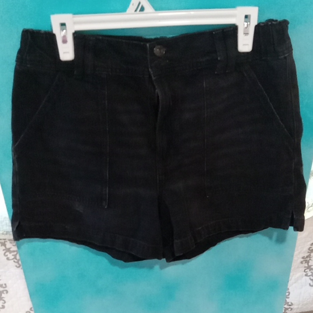 (504) American Eagle Black Corduroy Shorts